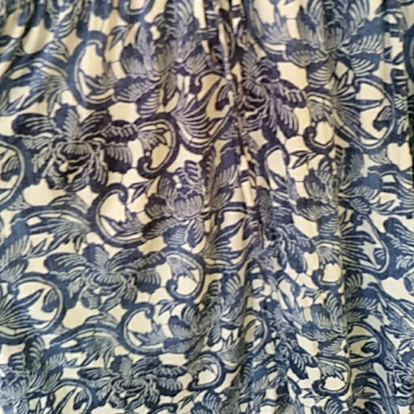 Blue and white midi dress - Picture 2 of 4